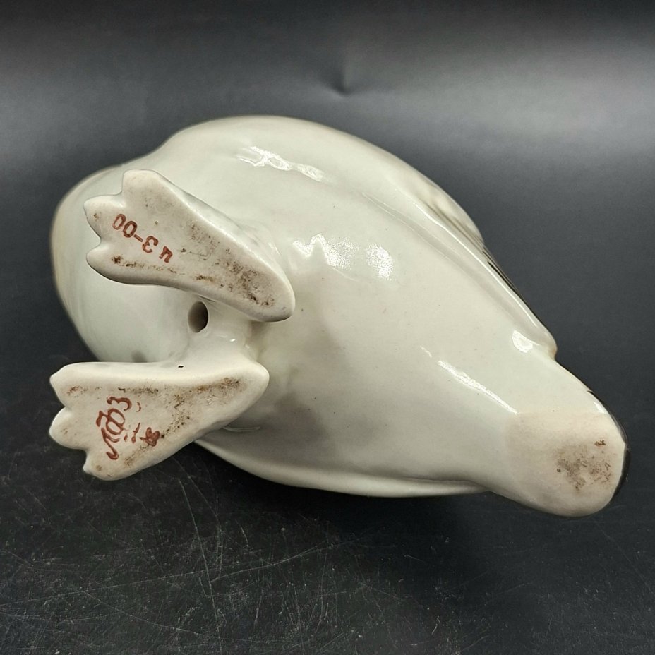 Статуэтка "Куропатка", скульптор П.П. Веселов, фарфор, роспись, Ленинградский фарфоровый завод (ЛФЗ), СССР, 1970-1992 гг.