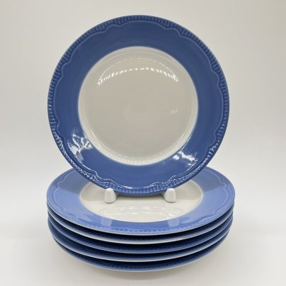 Набор десертных тарелок на 6 персон, фарфор, Россия, 2000-2010 гг.