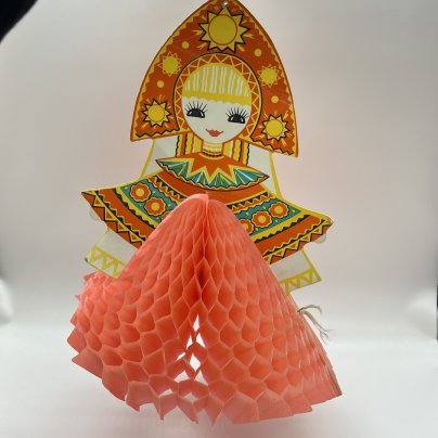 Новогоднее украшение (карнавальная игрушка) "Красная девица"