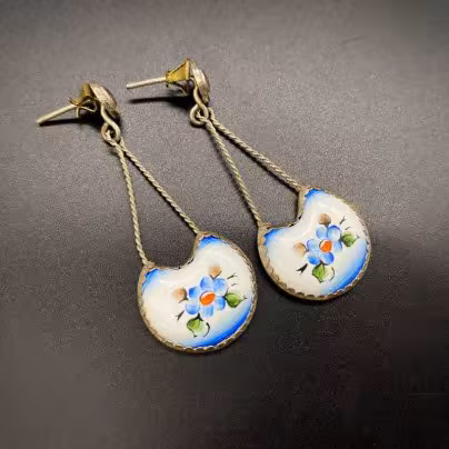 Серьги винтажные