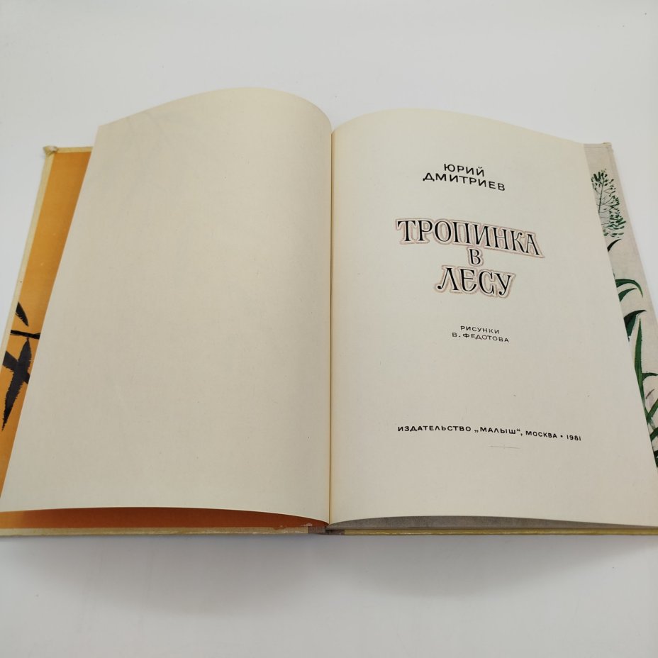 Юрий Дмитриев "Тропинка в лесу", Издательство "Малыш"