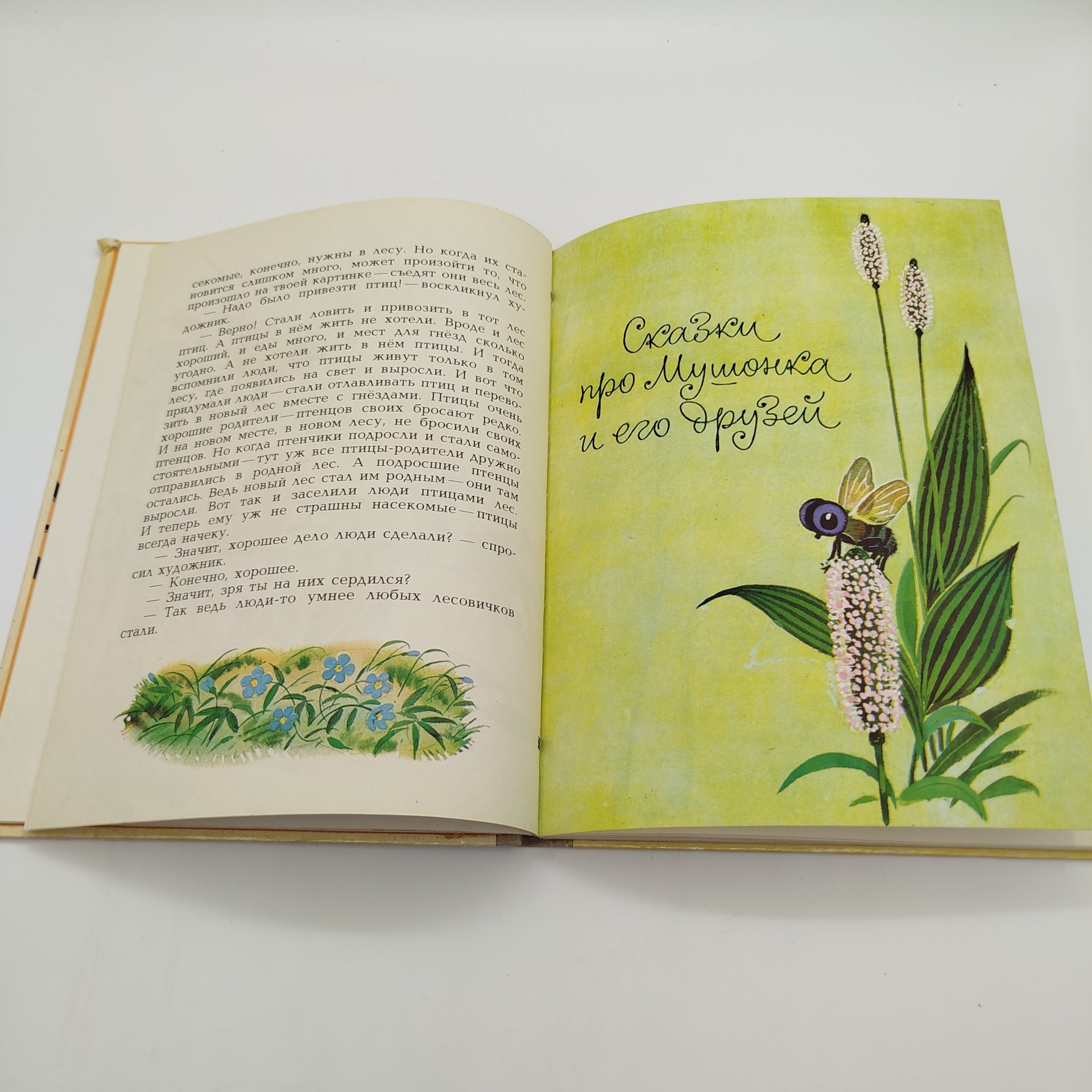 Юрий Дмитриев "Тропинка в лесу", Издательство "Малыш", бумага, печать, СССР, 1981 г.