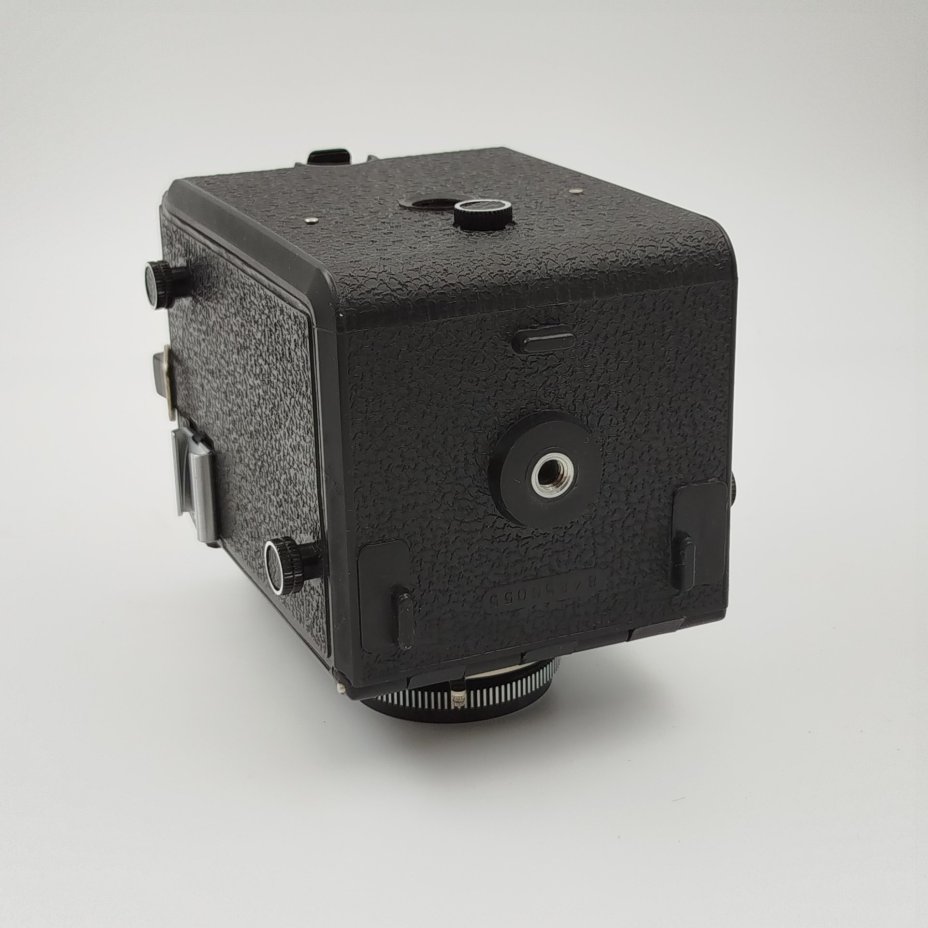 Фотоаппарат "Любитель-166" в чехле с коробкой и документами, металл, пластик, стекло, искусственная кожа, ЛОМО (Ленинградское оптико-механическое объединение), СССР, 1984 г.