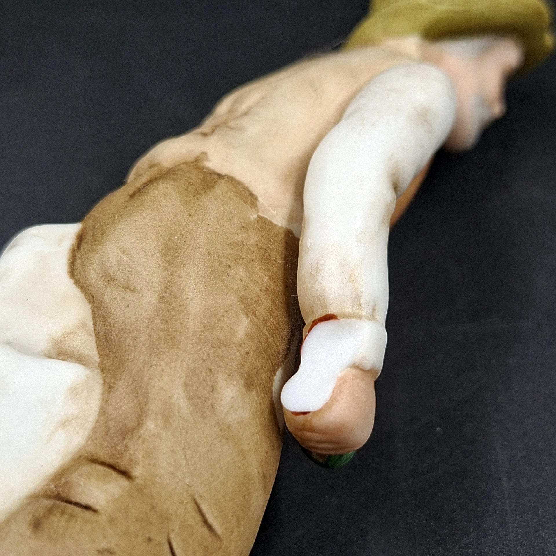 Статуэтки парные "Крестьянин с крестьянкой", фирма "CDC", фарфор, роспись, Шри-Ланка, 2000-2020 гг.