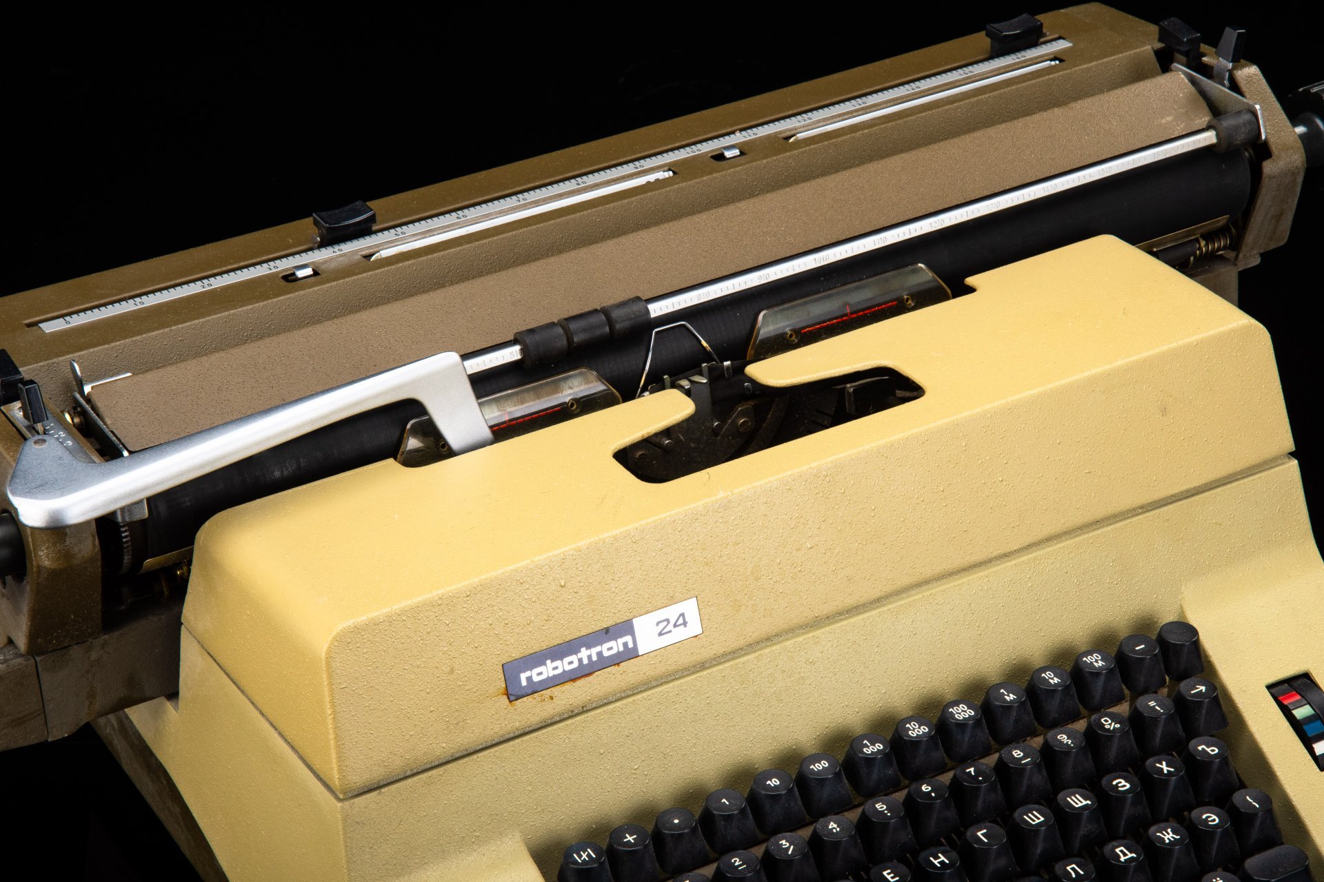 Машинка печатная "Robotron 24", металл, пластмасса, Германия, 1980-1990 гг.