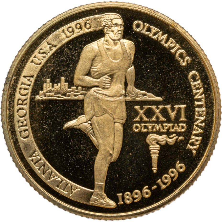 Танзания 2000 шиллингов (shillingi) 1996 XXVI летние Олимпийские игры, Атланта 1996 г. - бег (большой герб)