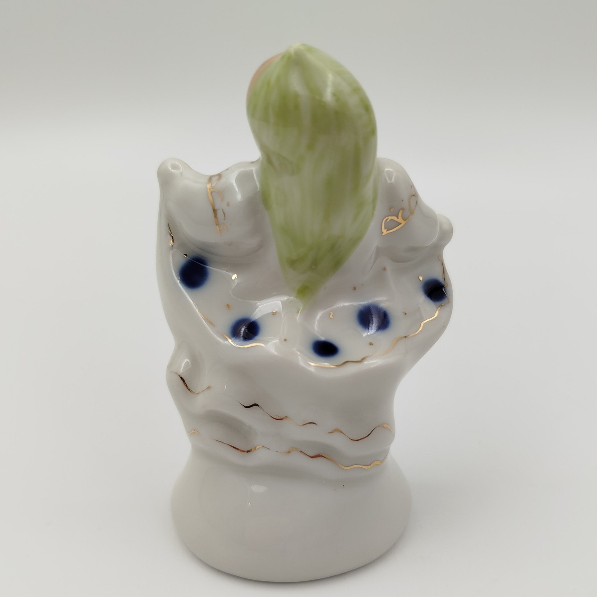 Статуэтка "Маленькая плясунья", фарфор, роспись, золочение, Полонский завод художественной керамики (Полонное ЗХК), СССР, 1950-1980 гг., Полонский завод художественной керамики (Полонное ЗХК)
