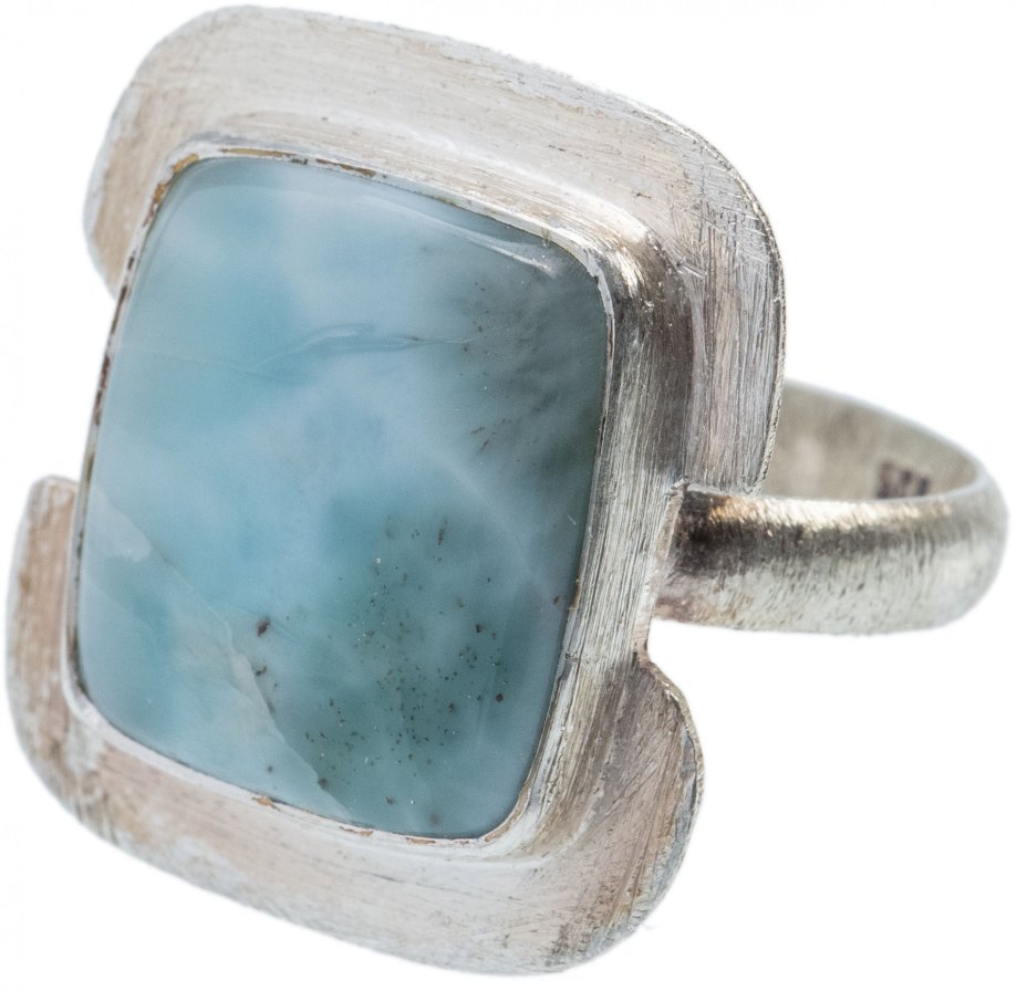 Кольцо с бирюзовой вставкой, серебро 925 пр., СССР, 1960-1990 гг.