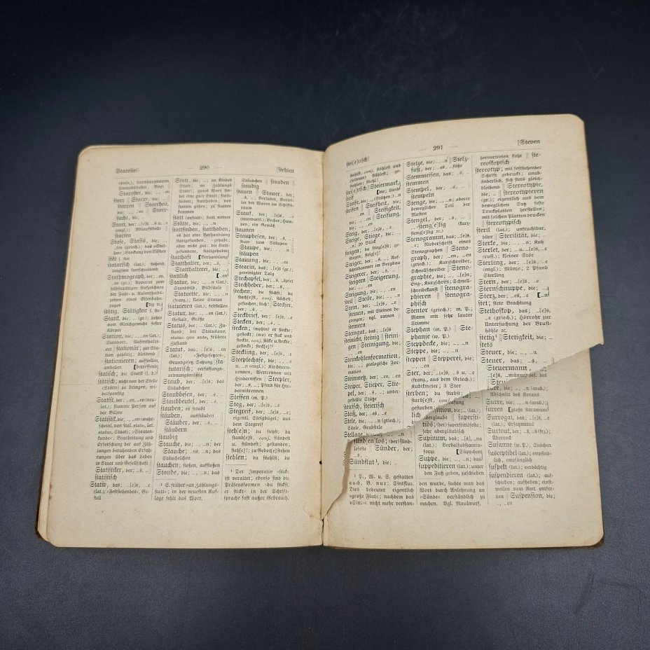 Книга "Vollständiges orthographisches wörterbuch" ("Полный орфографический словарь")