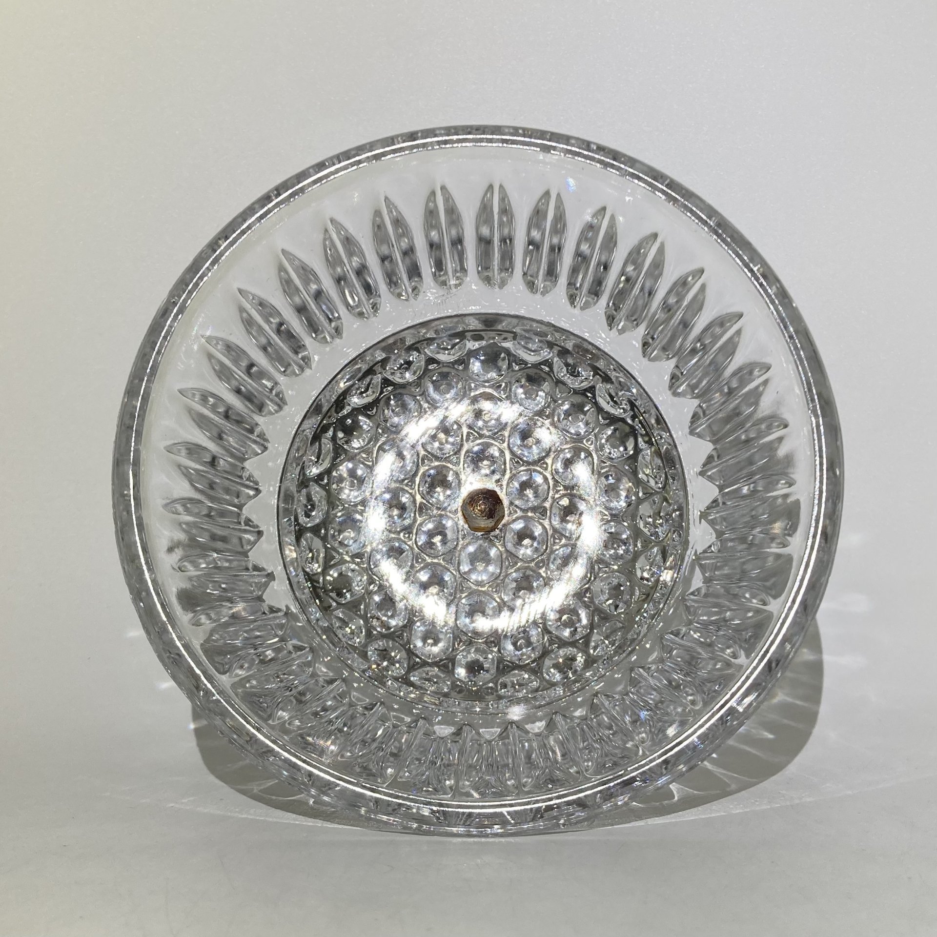 Конфетница (сахарница), стекло, металл, СССР, 1970-1990 гг.