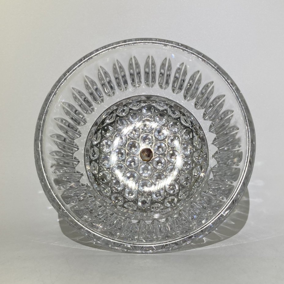 Конфетница (сахарница), стекло, металл, СССР, 1970-1990 гг.