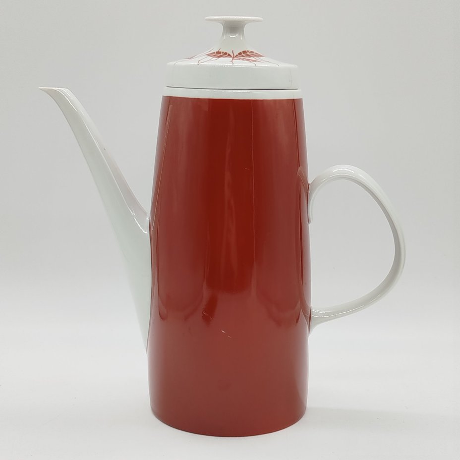 Кофейник, украшенный растительным декором, Lichte Porzellan (Лихте)
