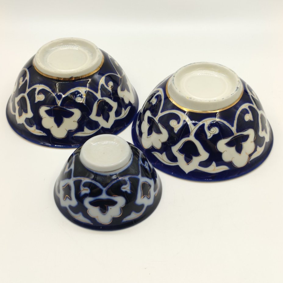 Набор из 3-х пиал разных размеров "Пахта"