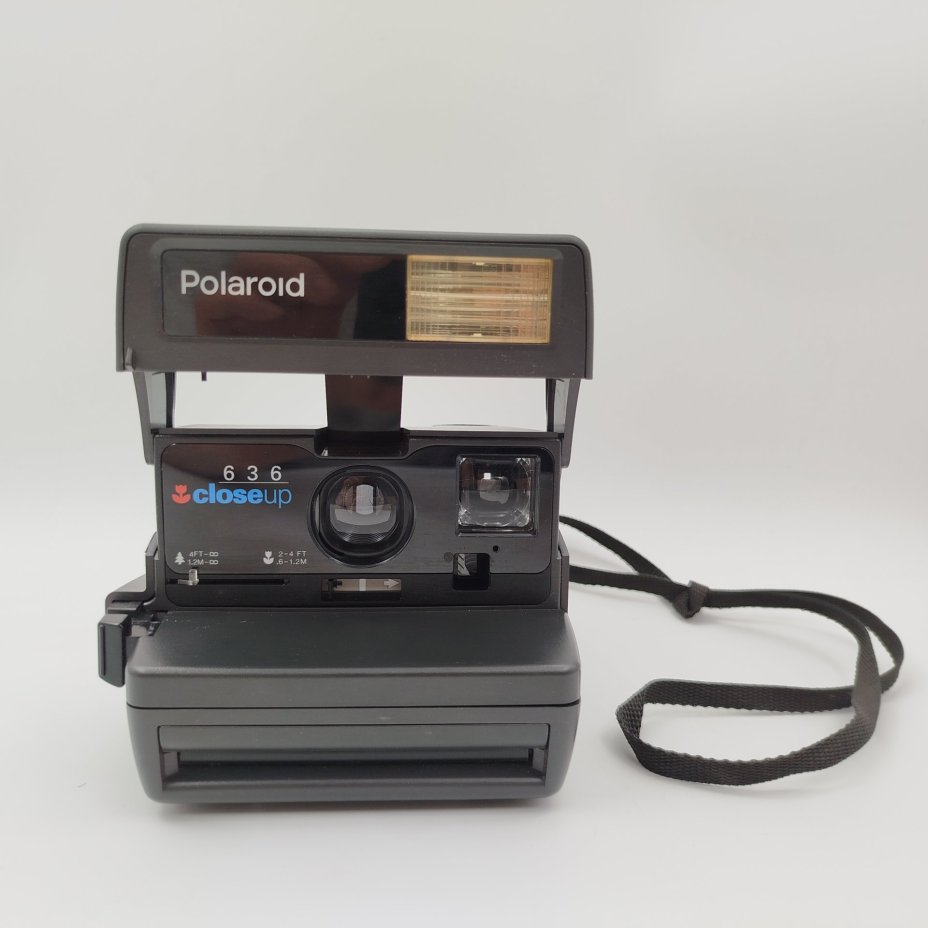 Фотоаппарат мгновенной печати "Polaroid 636 Close Up", пластик, Polaroid, Великобритания, 1990-1994 гг., Polaroid