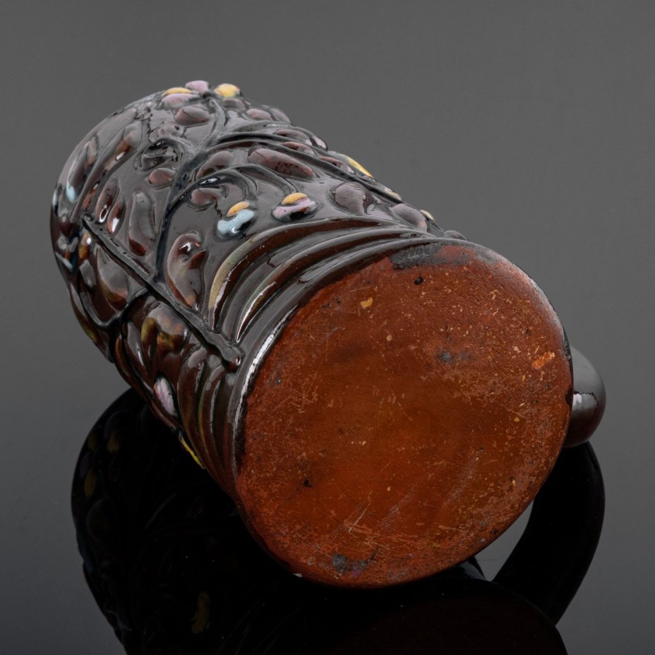 Кружка пивная с декором в виде птиц на ветках