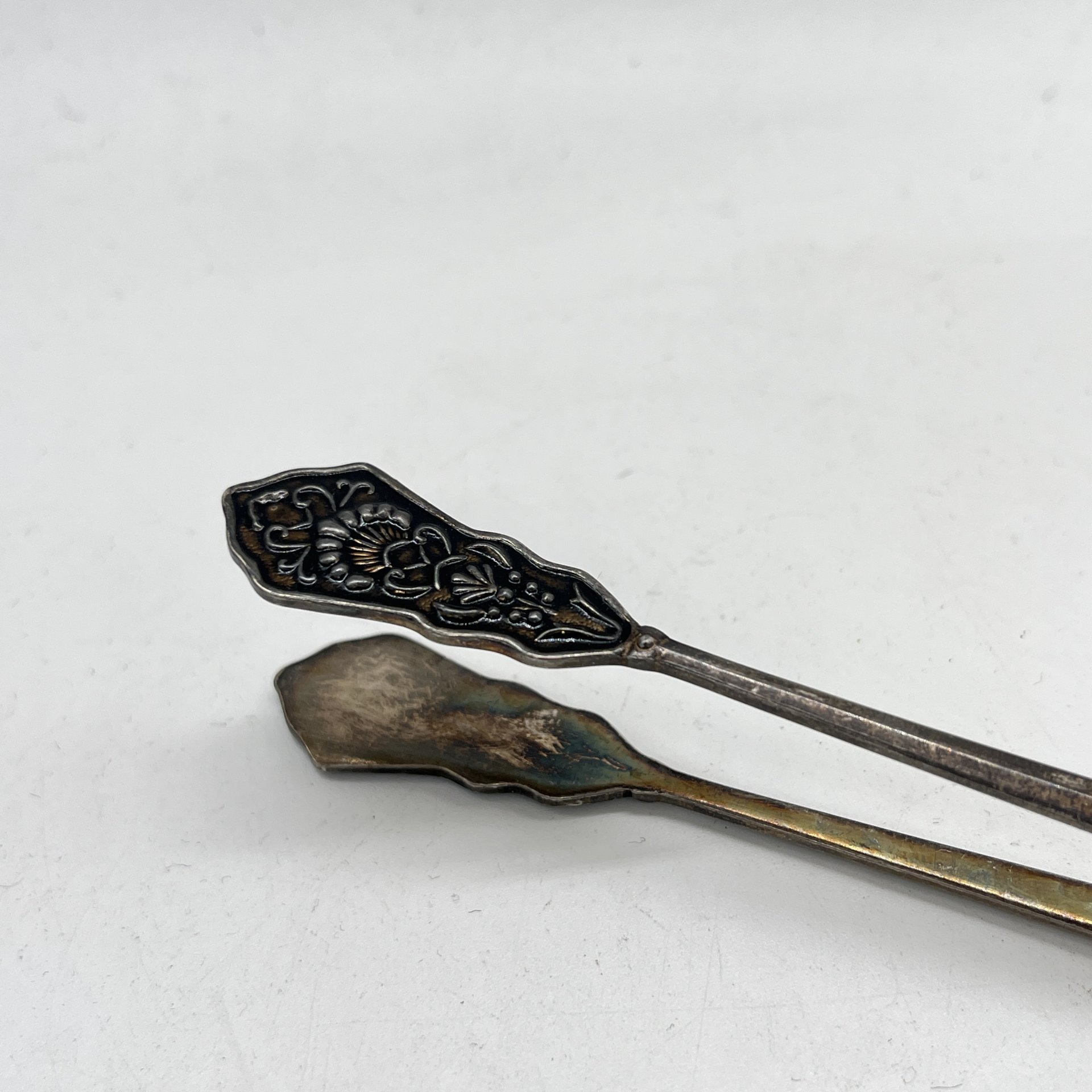 Щипцы для сахара с флоральным декором