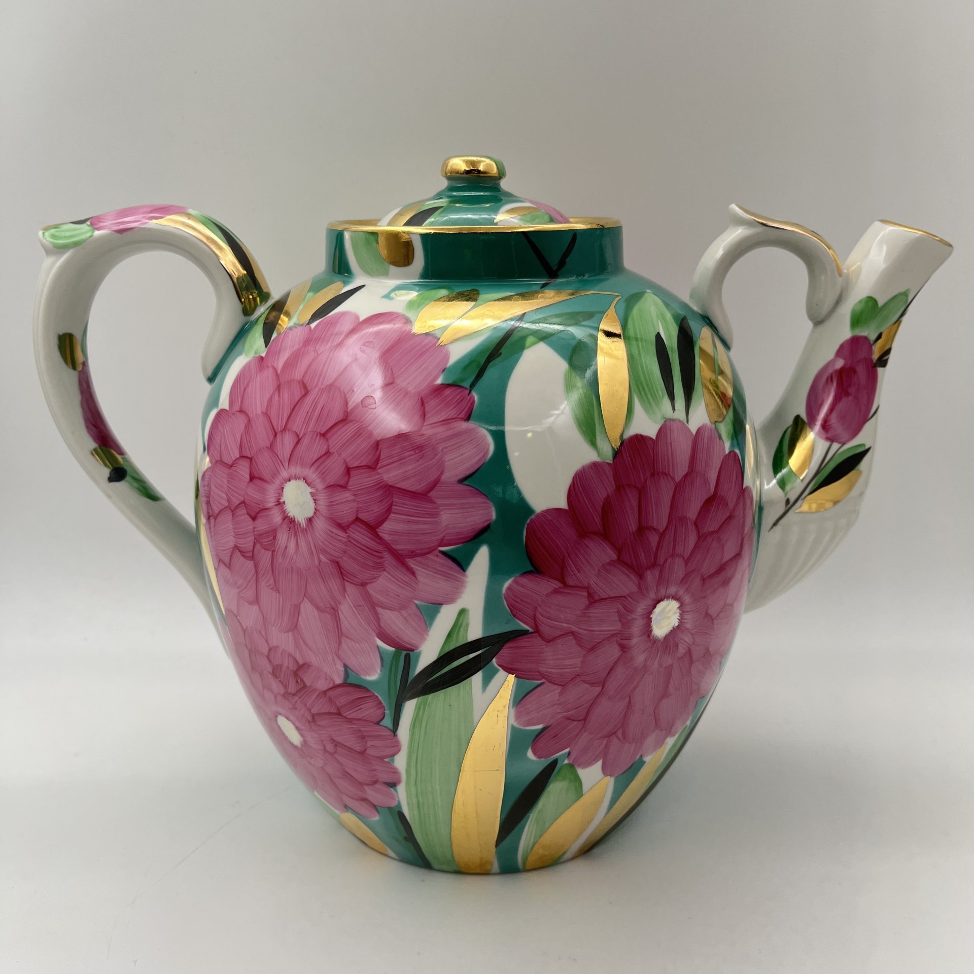 Чайник доливной (трактирный) "Хризантемы"