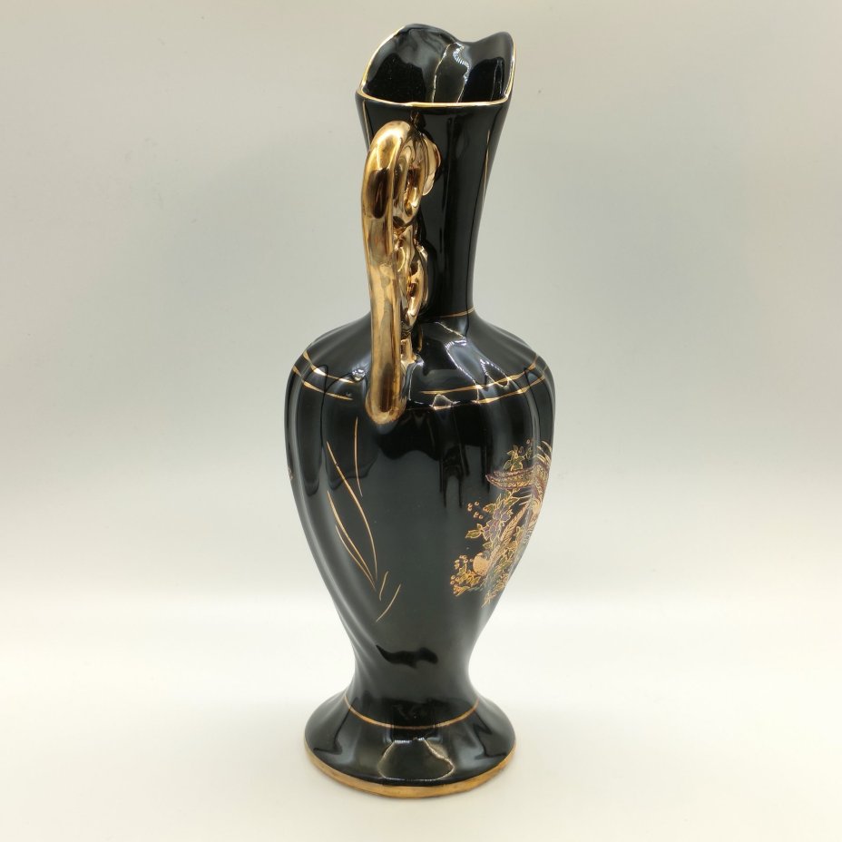 Набор для напитков "Райские птички", состоящий из кувшина и 6-ти чашечек, мануфактура "Anadolu Seramik"