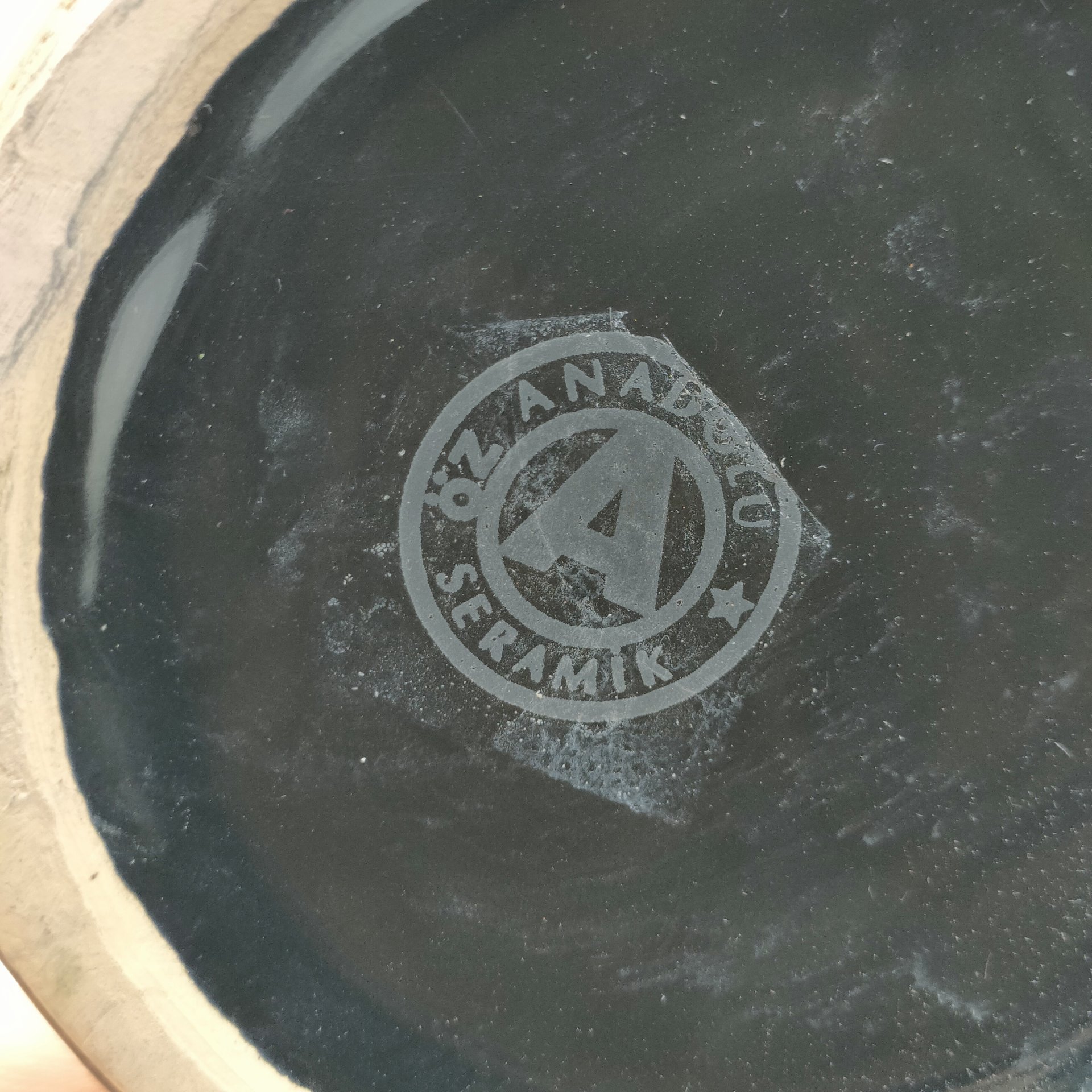 Набор для напитков "Райские птички", состоящий из кувшина и 6-ти чашечек, мануфактура "Anadolu Seramik"