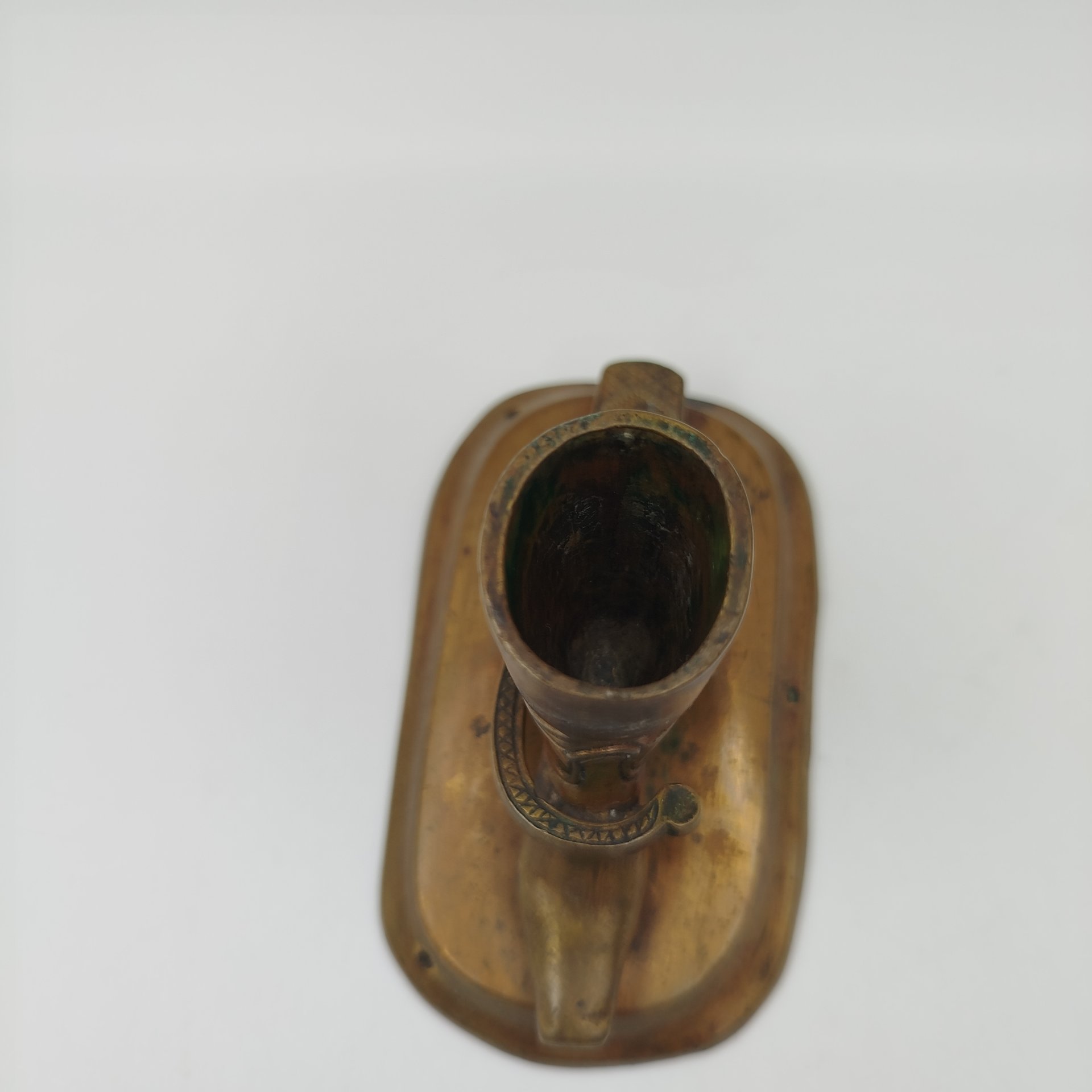 Подсвечник в форме сапога, бронза, Западная Европа, 1900-1930 гг.