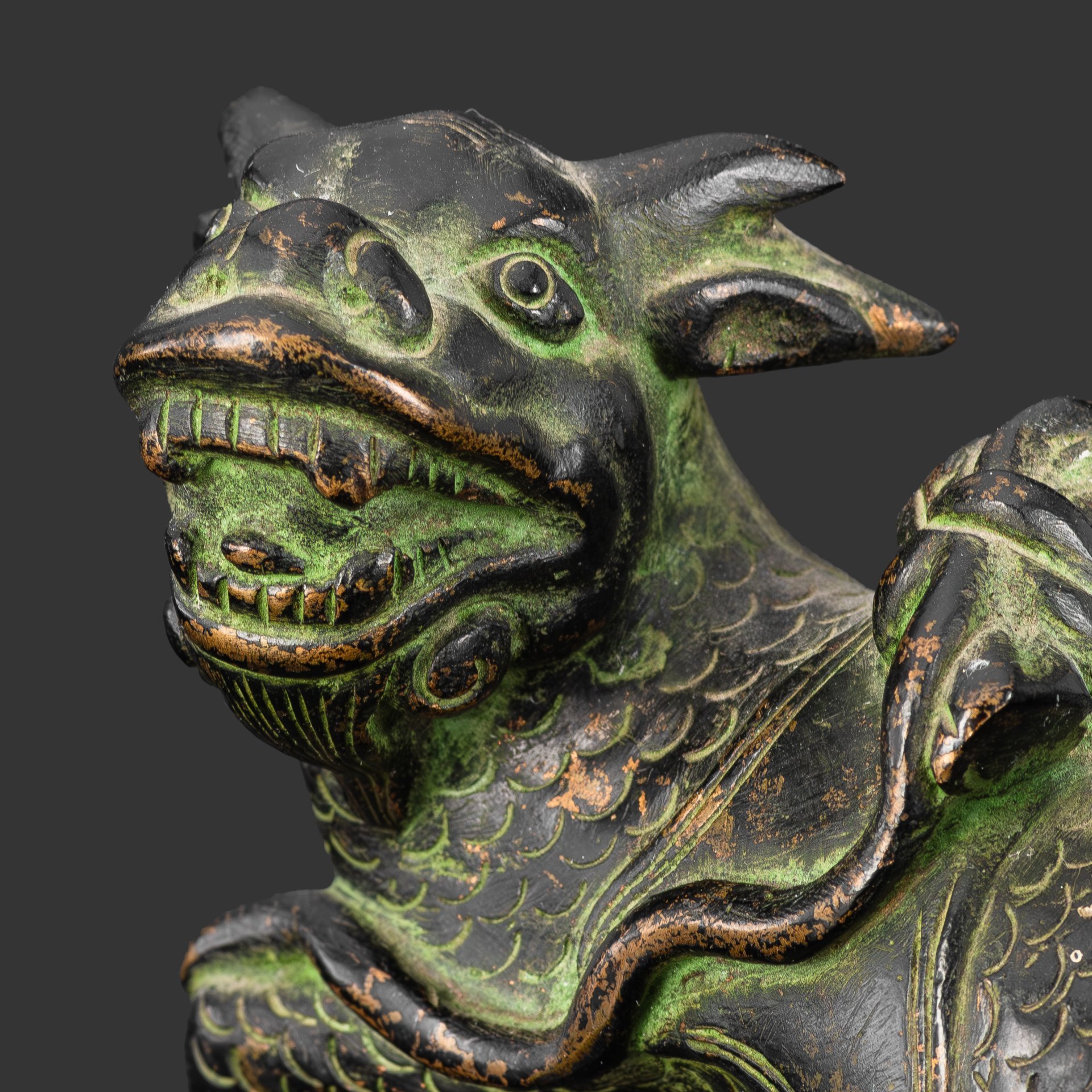 Статуэтка "Собака Фу" (Небесный лев Будды), металл, Китай, 1980-2000 гг.