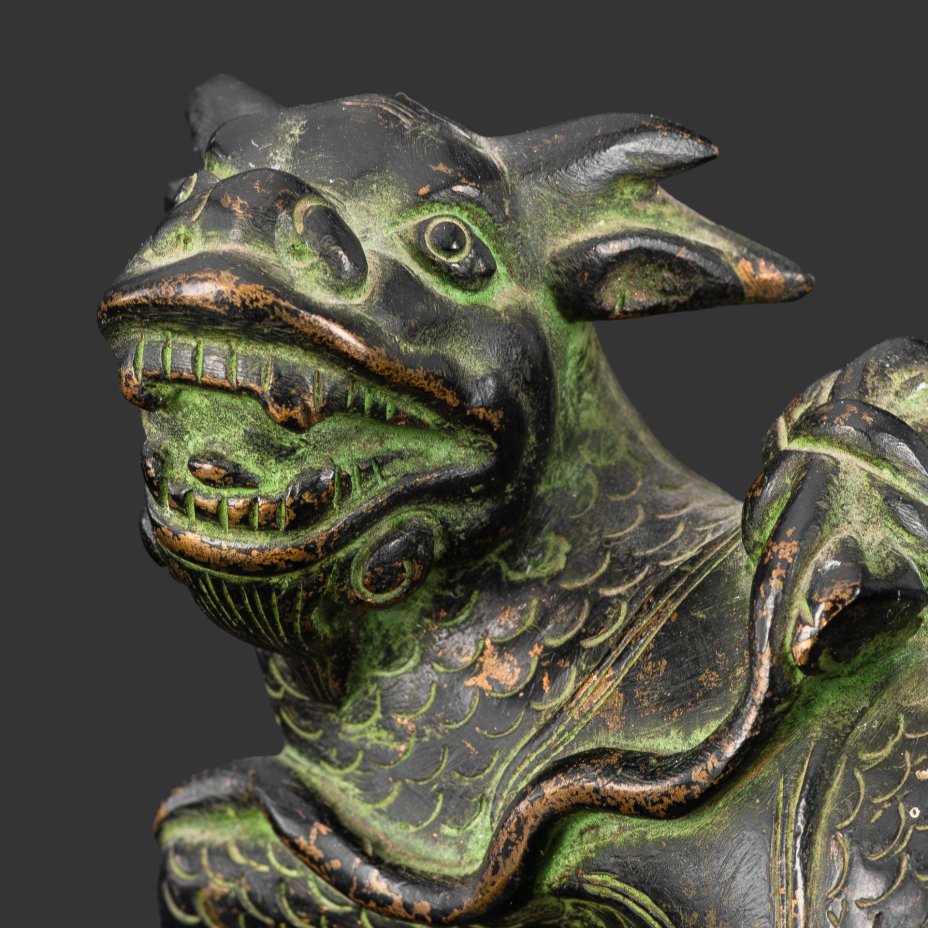 Статуэтка "Собака Фу" (Небесный лев Будды), металл, Китай, 1980-2000 гг.