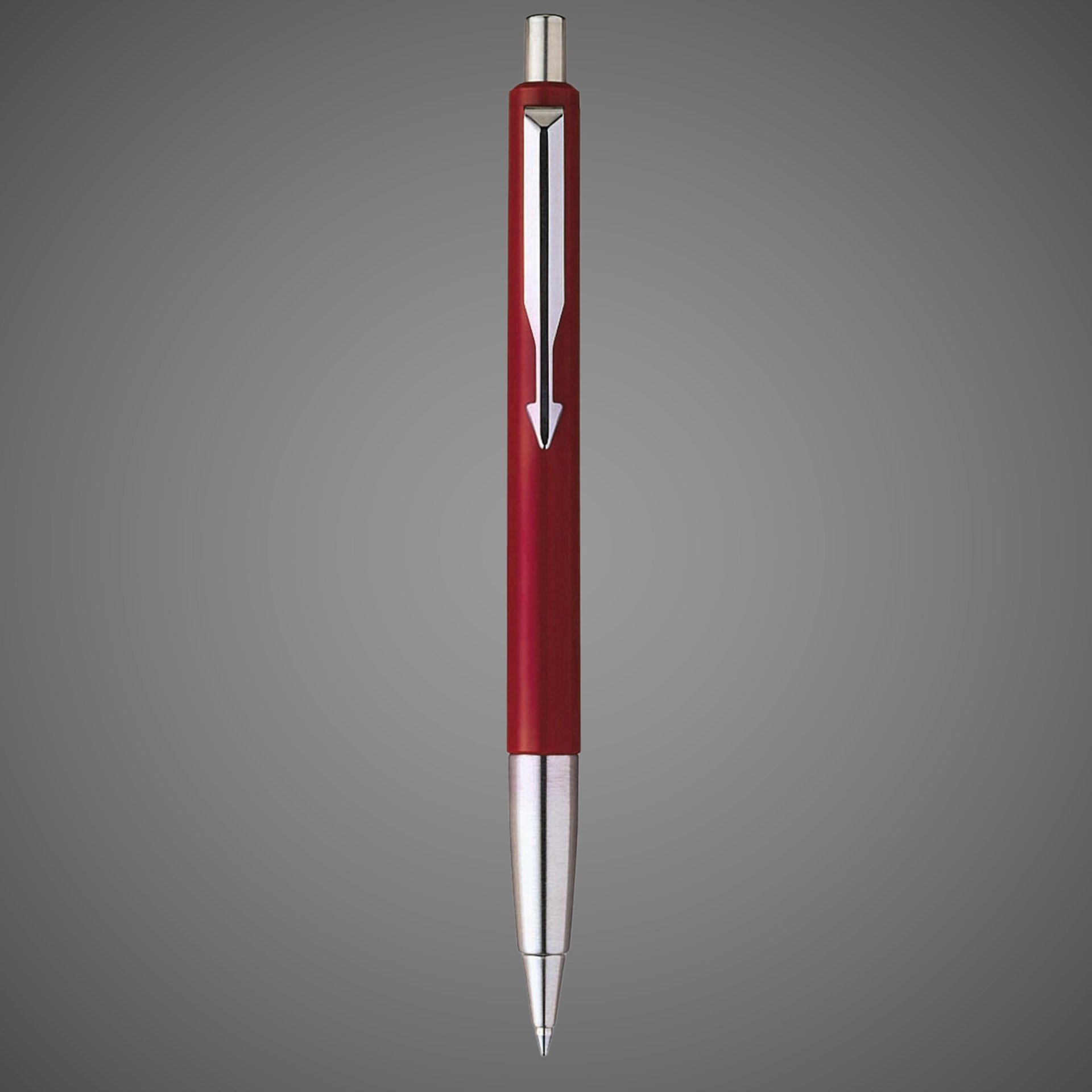 Шариковая ручка Parker Vector Standard K01, цвет: Red, стержень: Mblue, Металлы: латунь, пластик, хром