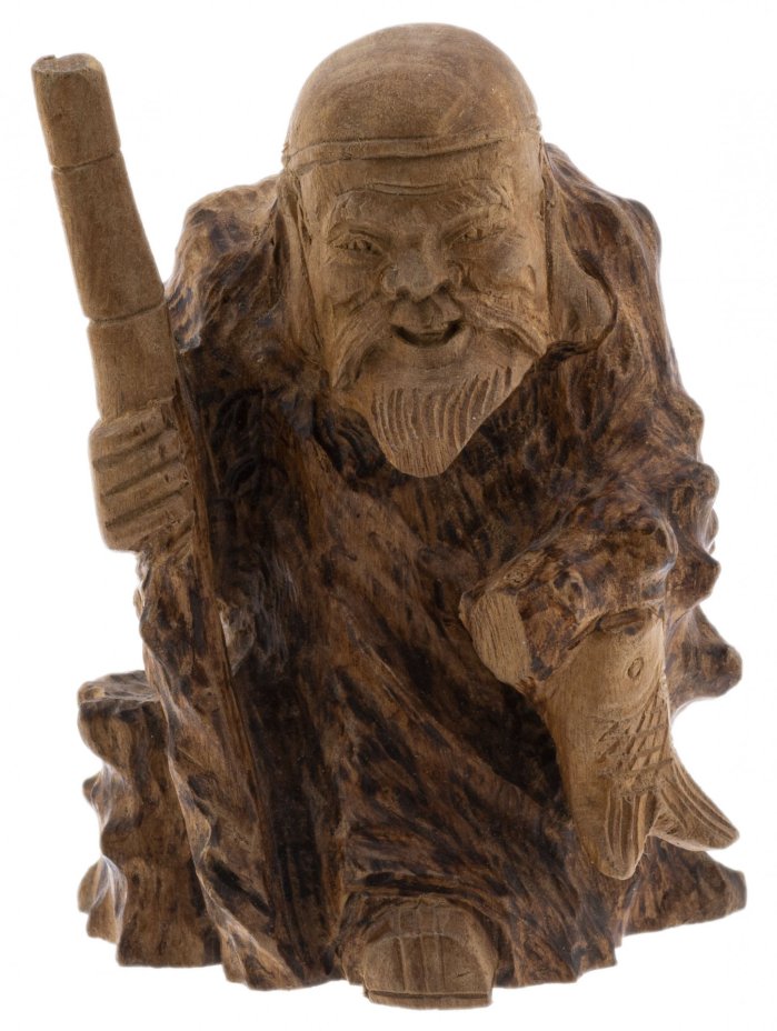 Статуэтки "Семь богов счастья", самшит, резьба, Азия, 1990-2000 г.