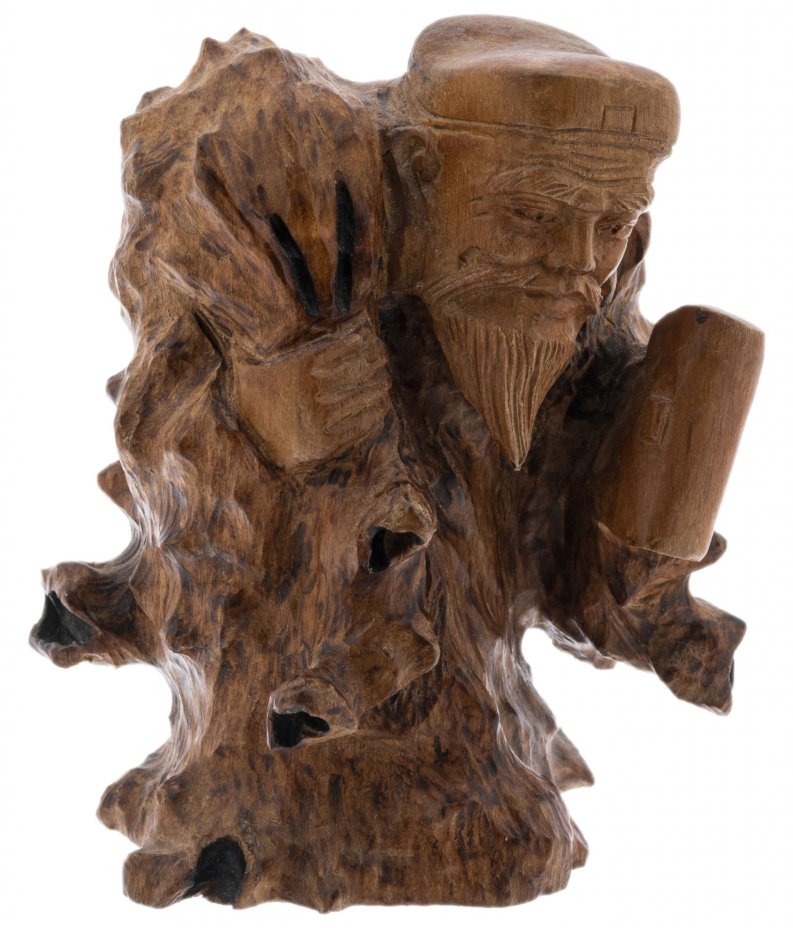 Статуэтки "Семь богов счастья", самшит, резьба, Азия, 1990-2000 г.