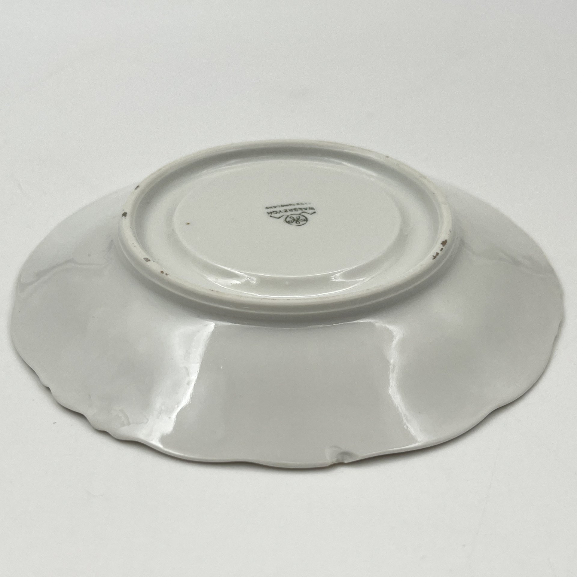 Сервиз кофейный на 6 персон (15 предметов), украшенный растительным декором