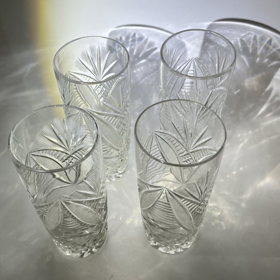 Набор для прохладительных напитков из 4 стаканов