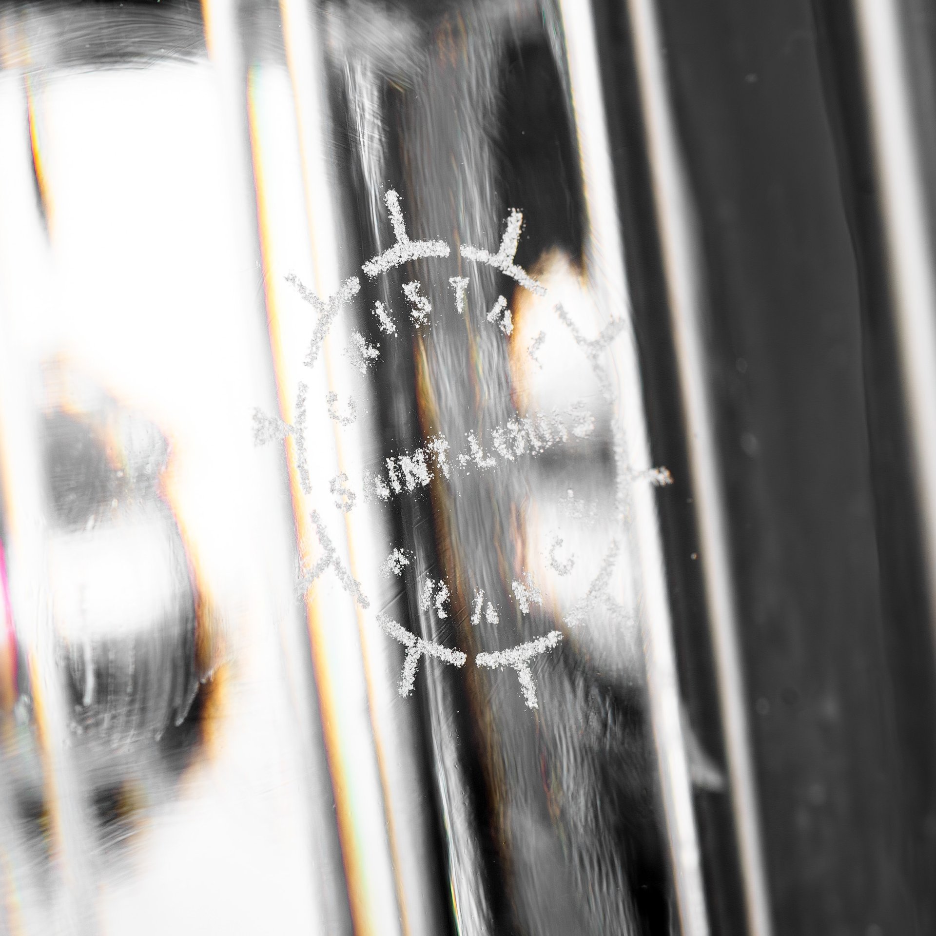 Подсвечник "Adiante" в кубическом стиле, дизайнер Jean Sala, хрусталь, Saint Louis, Франция, 1980-2000 гг.