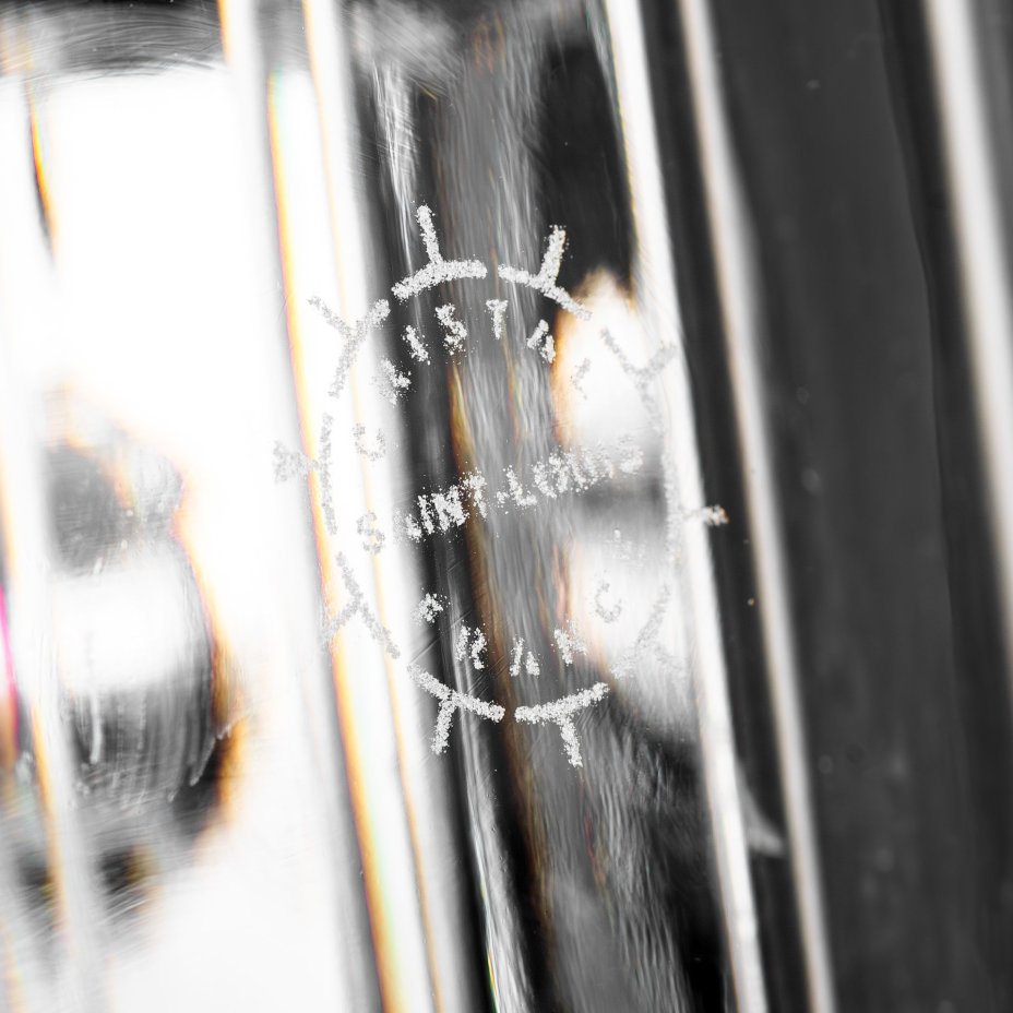 Подсвечник "Adiante" в кубическом стиле, дизайнер Jean Sala, хрусталь, Saint Louis, Франция, 1980-2000 гг.