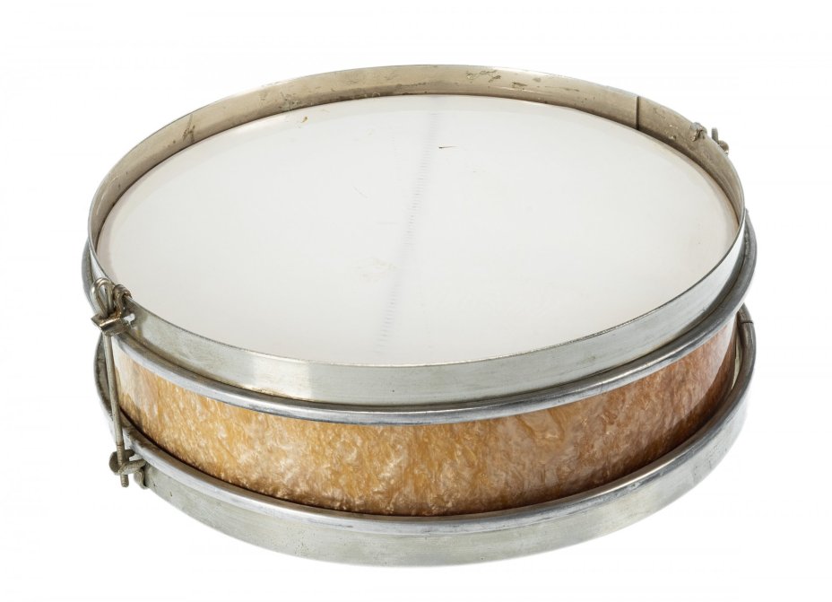 Экипировка пионера из 3-х предметов (пилотка, ремень, барабан), СССР, 1930-1970 гг.