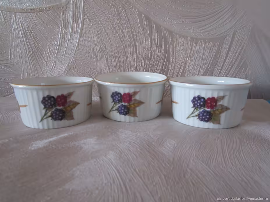 Набор кокотниц, 3 шт., Royal Worcester