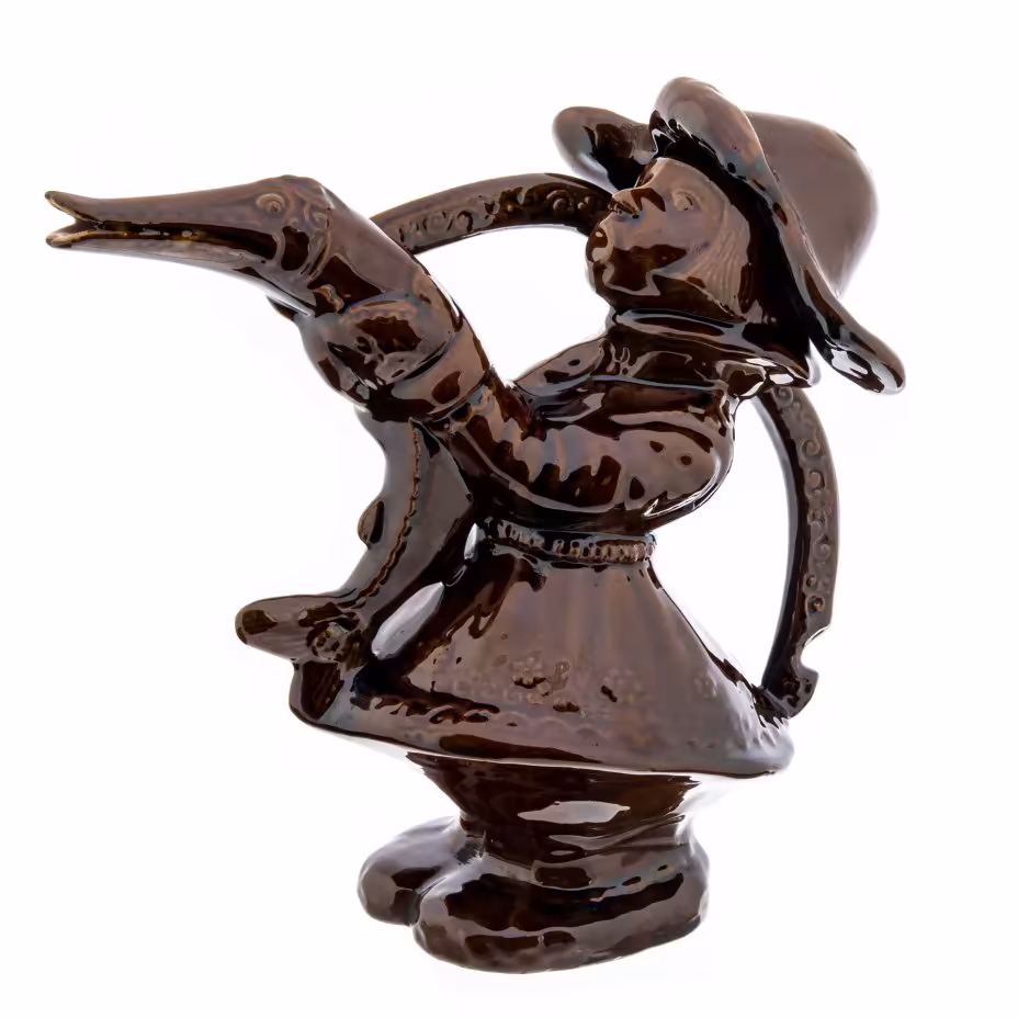Штоф "Емеля", фаянс, Кучинский Керамический Завод (ККЗ), СССР, 1970-1990 гг., Кучинский керамический завод (ККЗ)