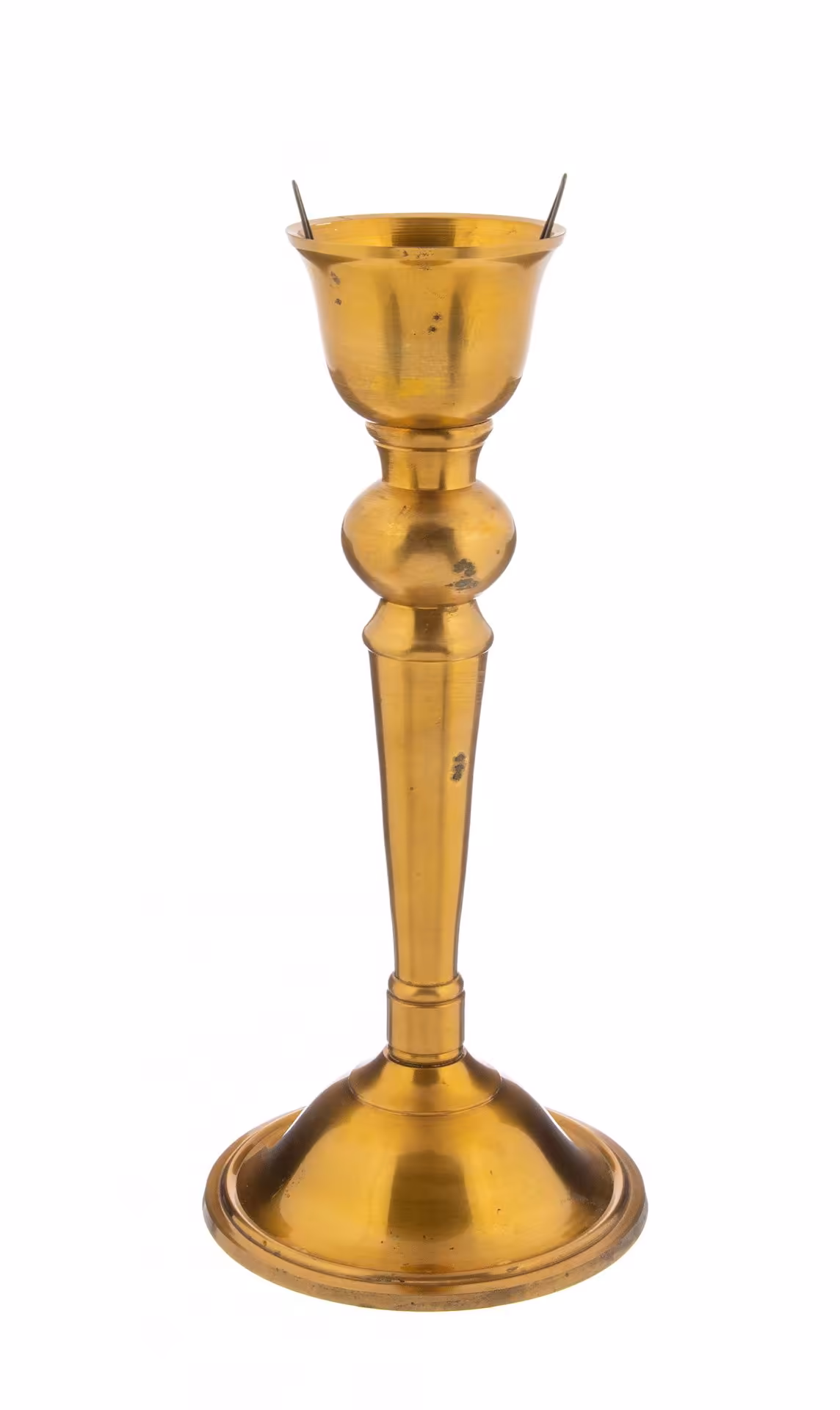 Подсвечник лаконичной формы, латунь, Индия, 1970-1990 гг.