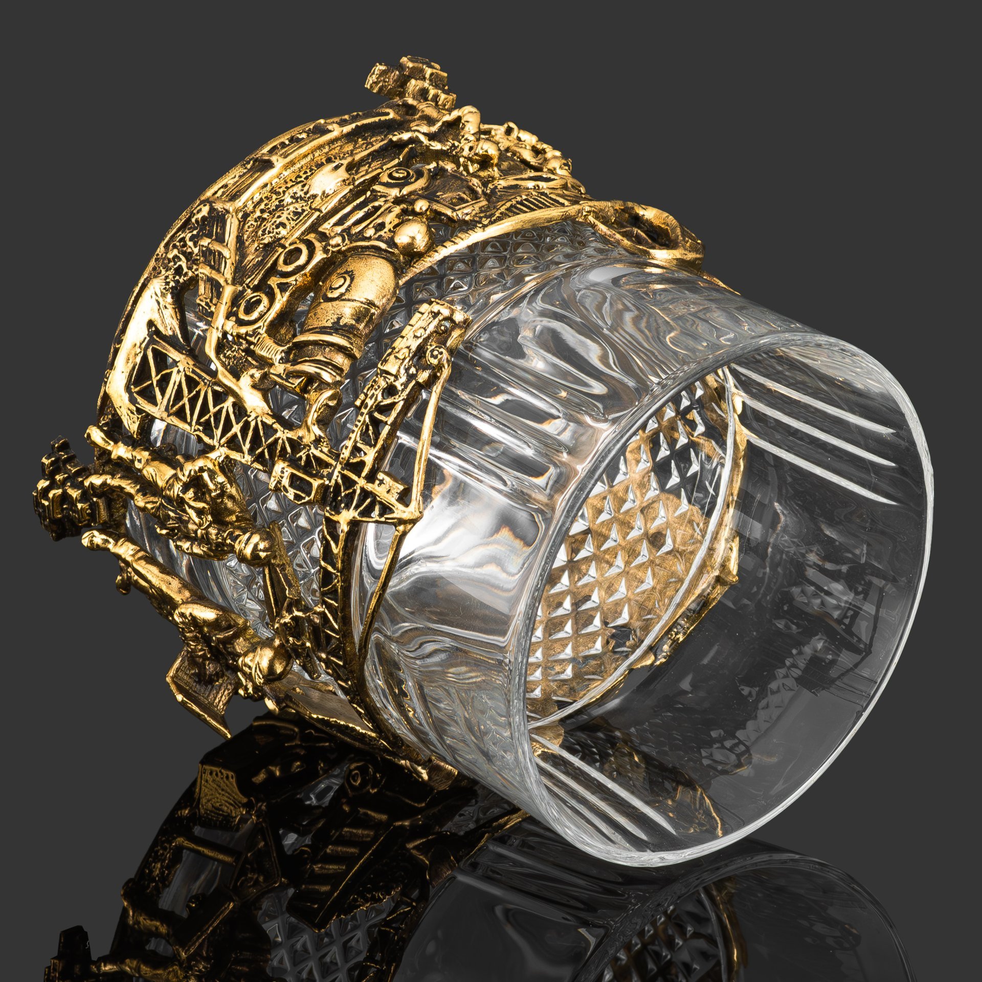 Бокал для виски "Строители" (в оригинальной подарочной упаковке)