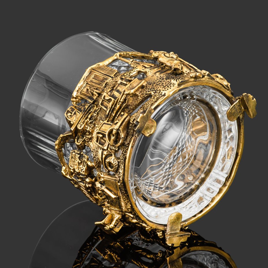 Бокал для виски "Строители" (в оригинальной подарочной упаковке)