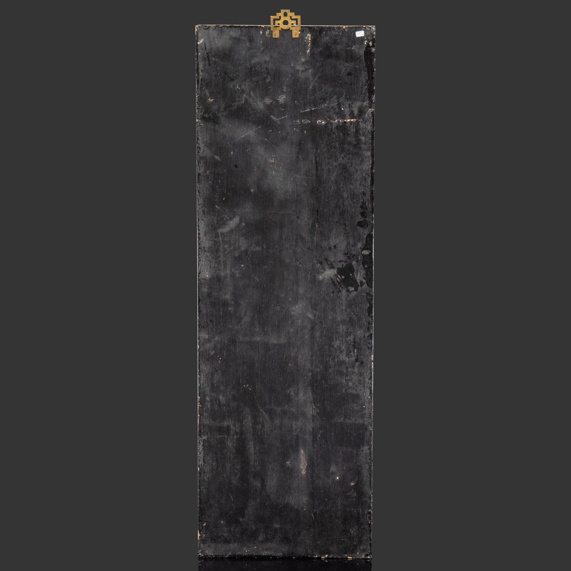 Панно "Китайские красавицы в саду", папье-маше, композитный материал, лак, резьба, тонировка, металл, Китай, 1960-1980 гг.