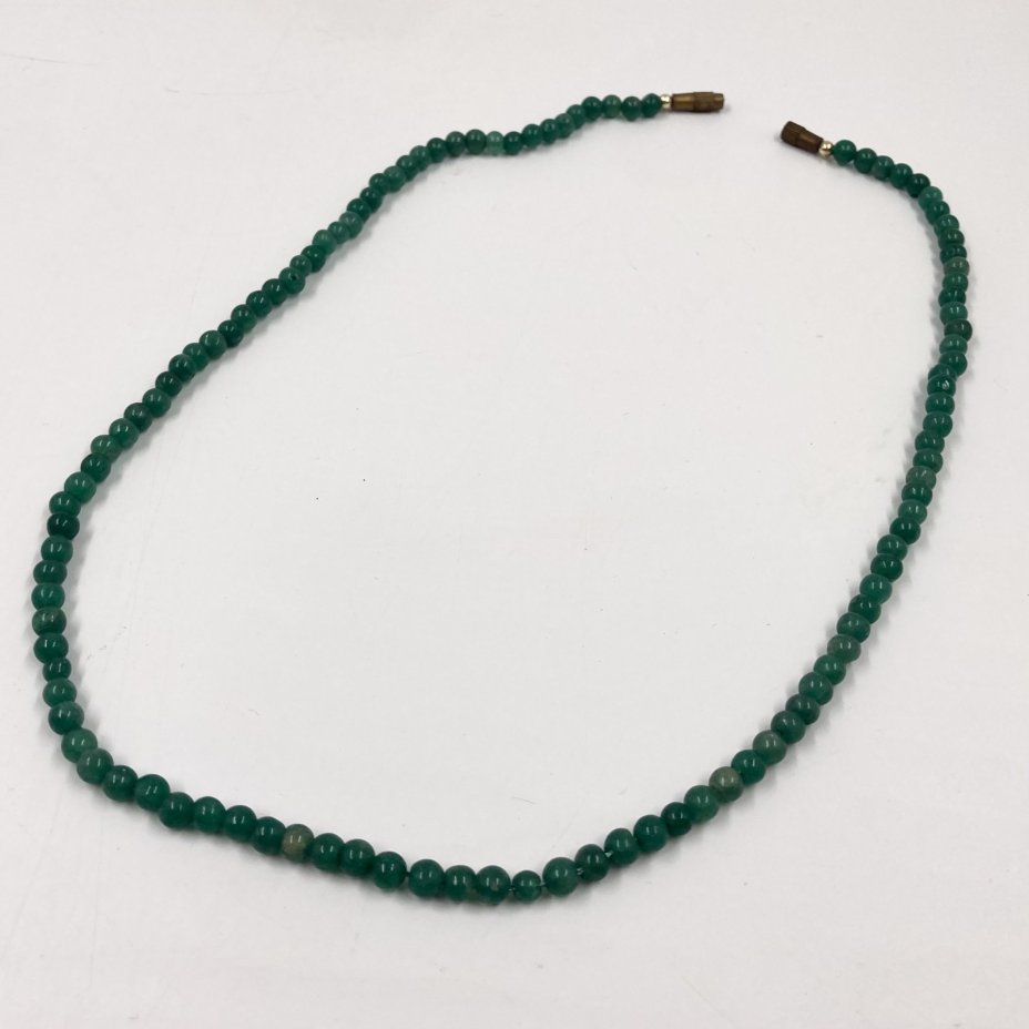 Винтажные бусы, поделочный камень, СССР, 1970-1990 гг.