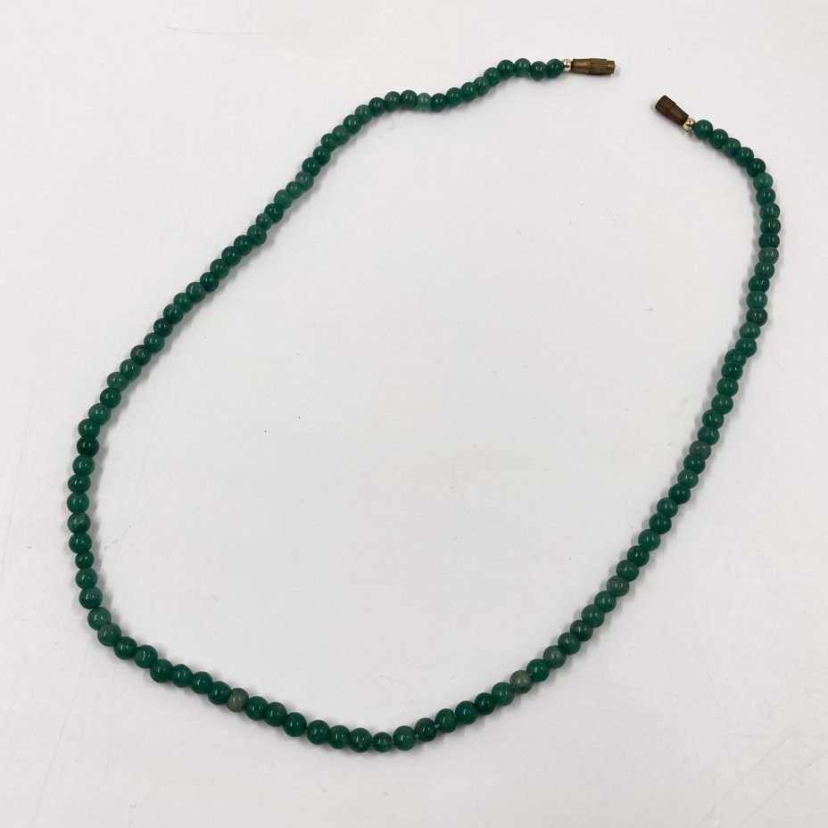 Винтажные бусы, поделочный камень, СССР, 1970-1990 гг.