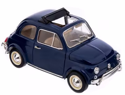 Модель авто коллекционная "Fiat 500" , (1:16),  металл, пластик, резина, компания "Bburago", Италия, 2000-2010 гг., Bburago