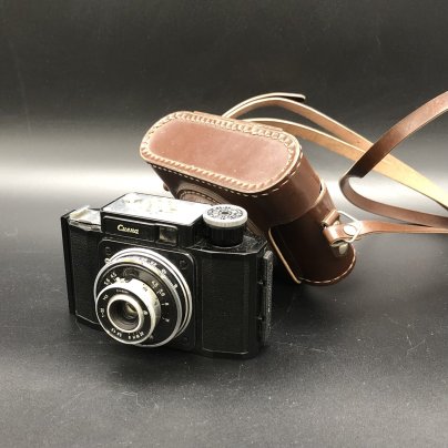 Фотоаппарат шкальный "Смена" в оригинальном кофре, Государственный оптико-механический завод имени ОГПУ (ГОМЗ)