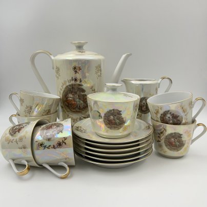 Чайно-кофейный сервиз "Мадонна" на 6 персон (15 предметов)