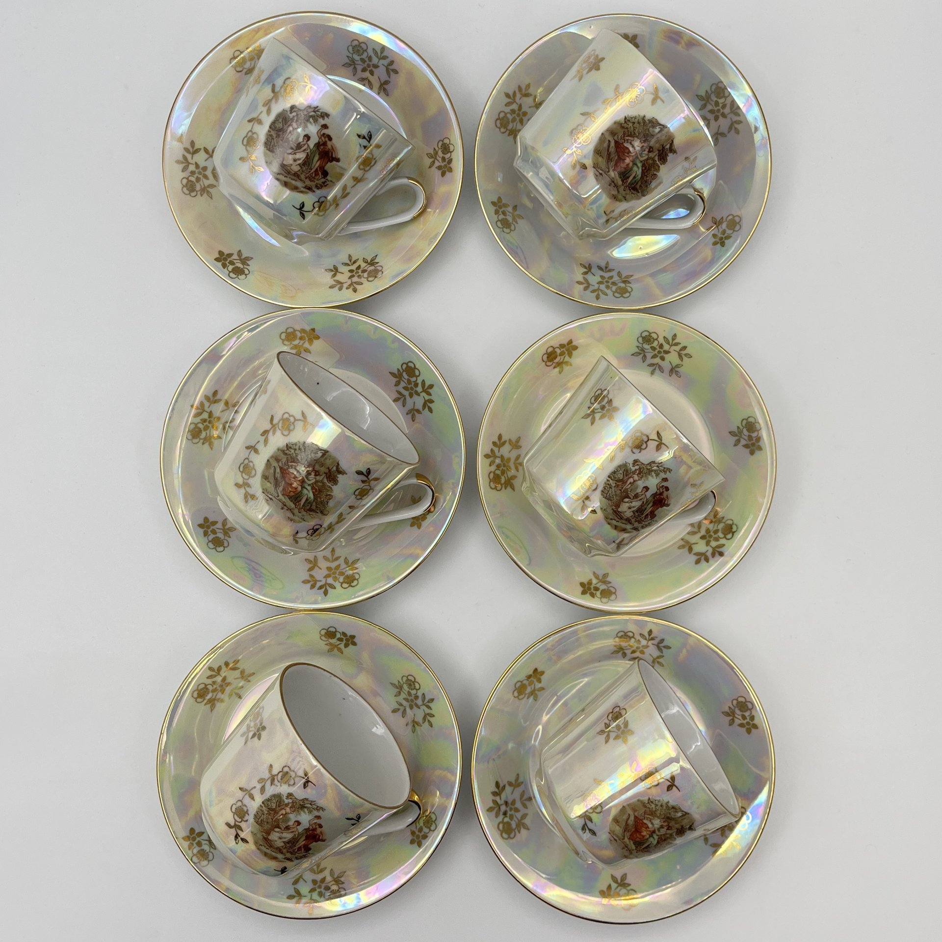 Чайно-кофейный сервиз "Мадонна" на 6 персон (15 предметов)