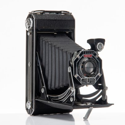 Фотоаппарат плёночный "Six-16", металл, кожа, стекло, Kodak, Kodak
