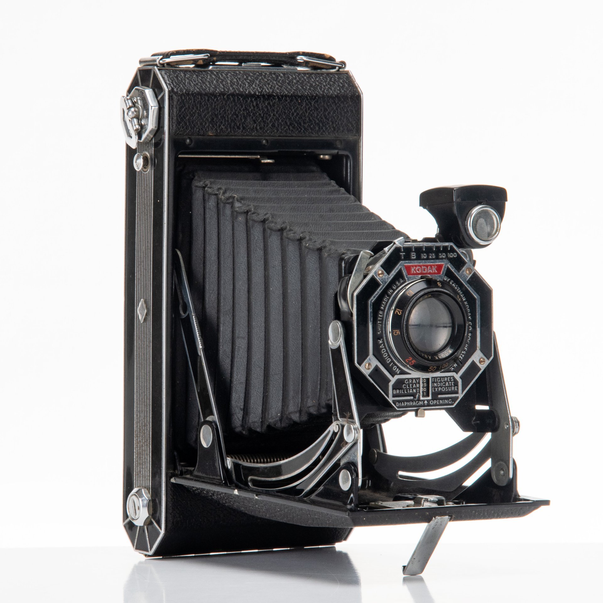 Фотоаппарат плёночный "Six-16", металл, кожа, стекло, Kodak, Kodak