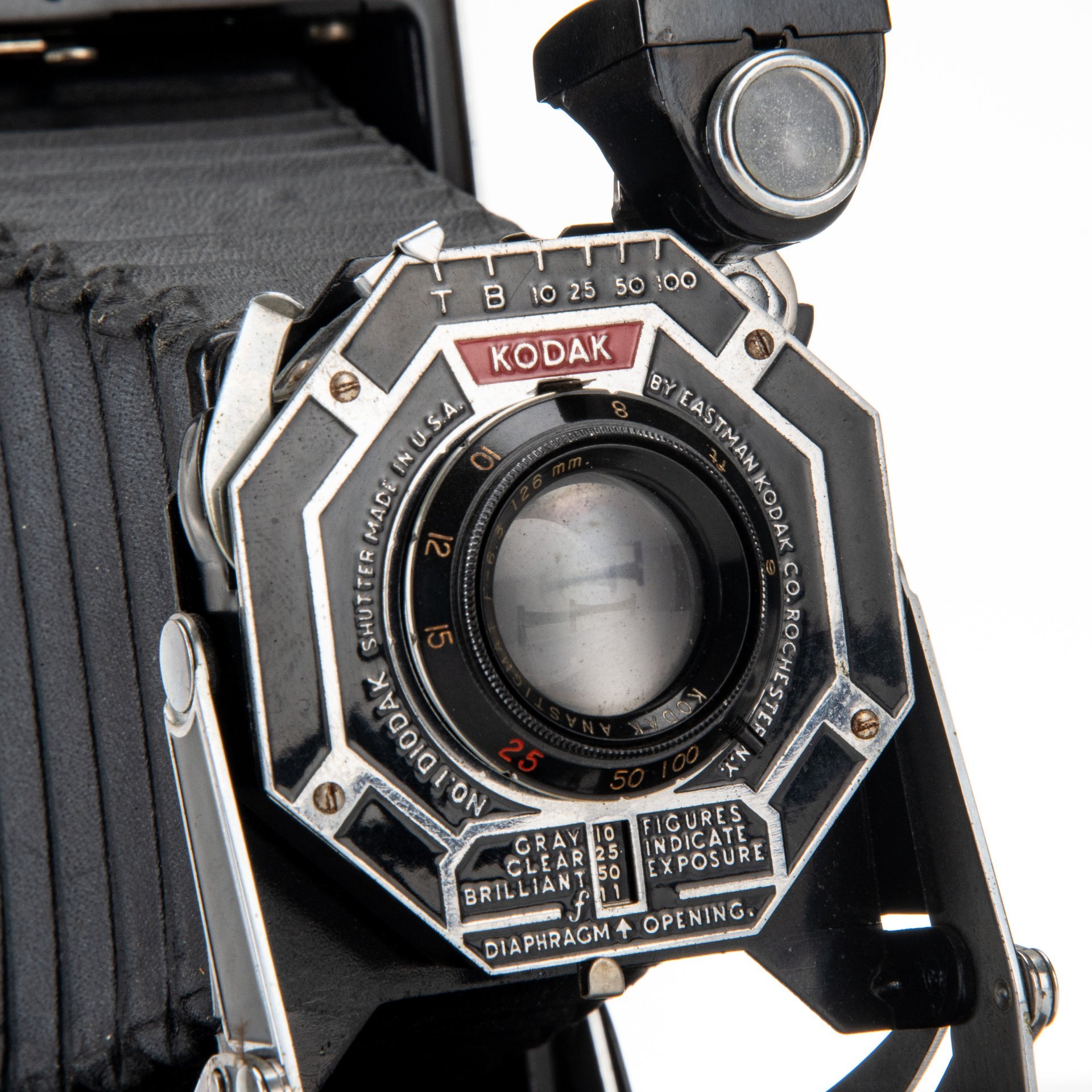 Фотоаппарат плёночный "Six-16", металл, кожа, стекло, Kodak, Kodak