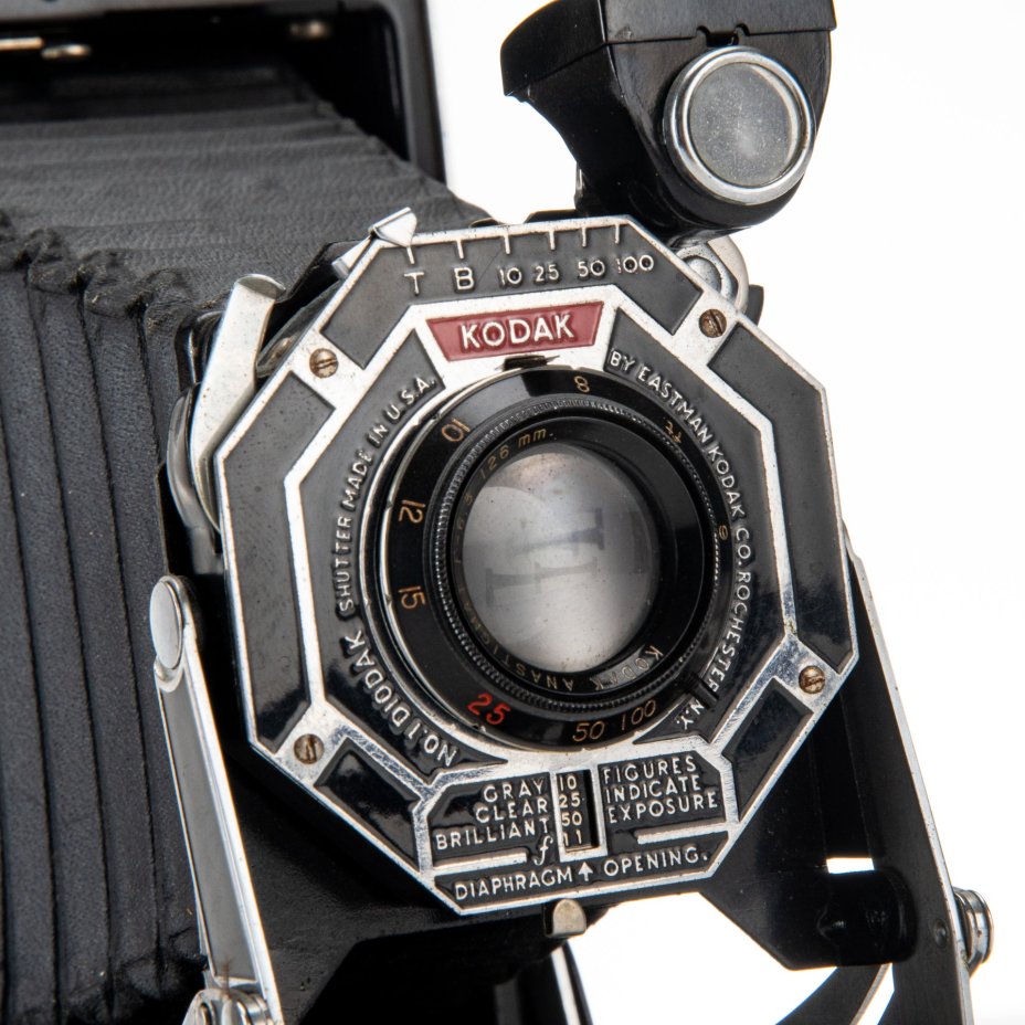 Фотоаппарат плёночный "Six-16", металл, кожа, стекло, Kodak, Kodak